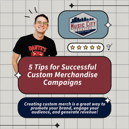 5 Tips for Successful Custom Merchandise Campaigns