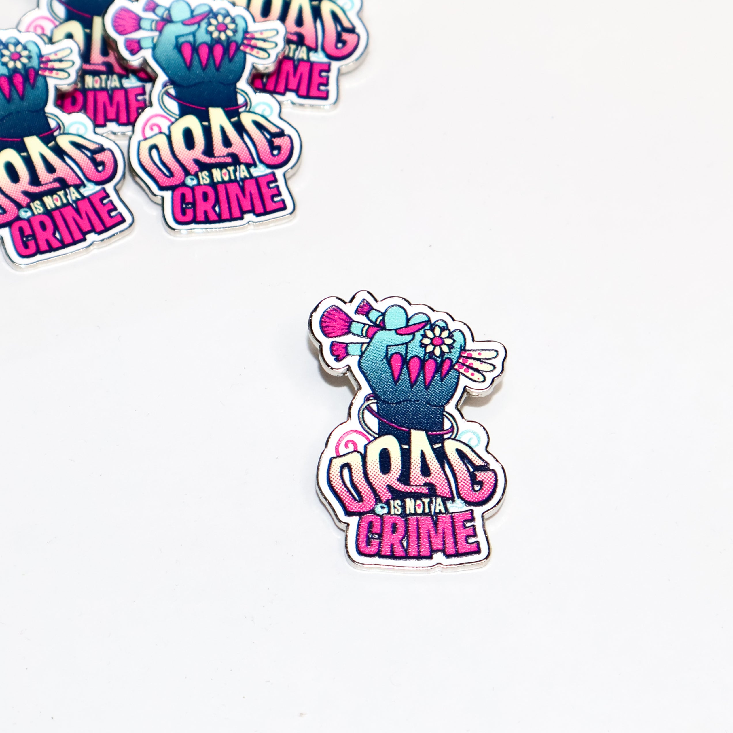 Drag is Not a Crime Enamel Pin