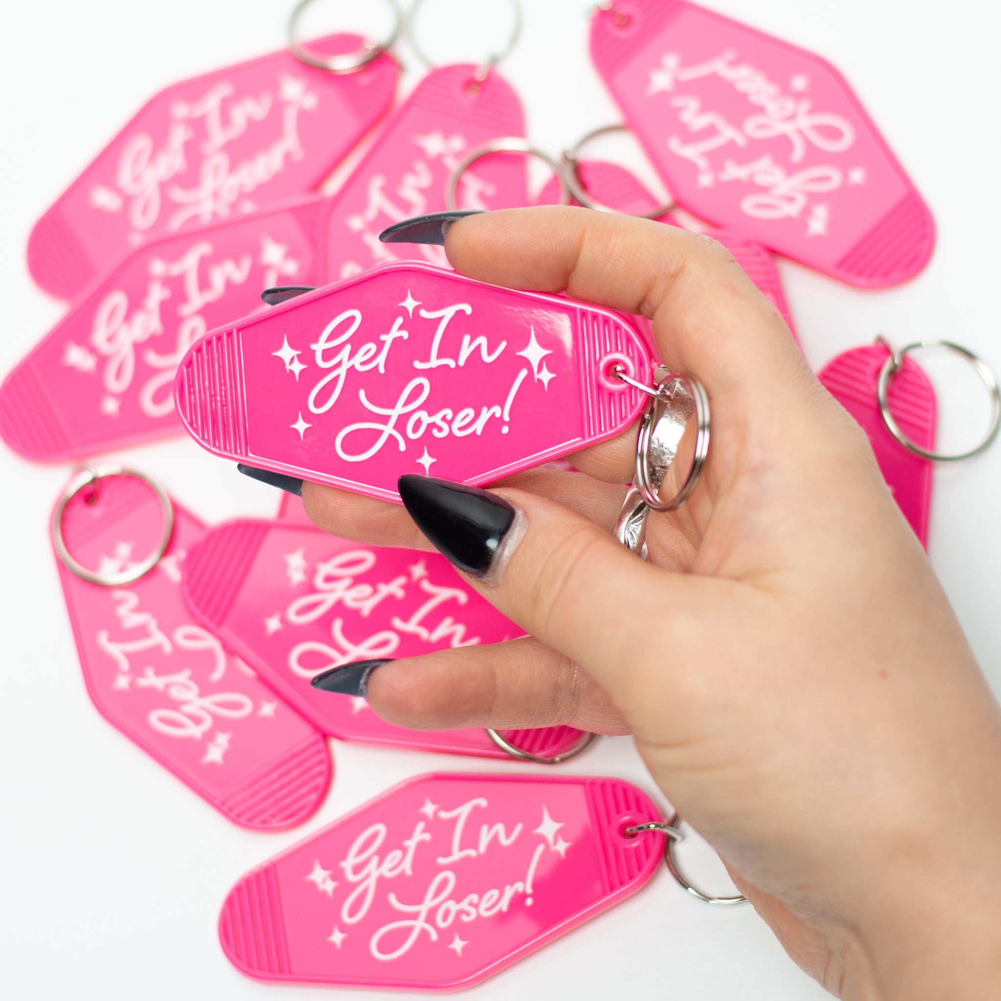 Get In Loser Keychain