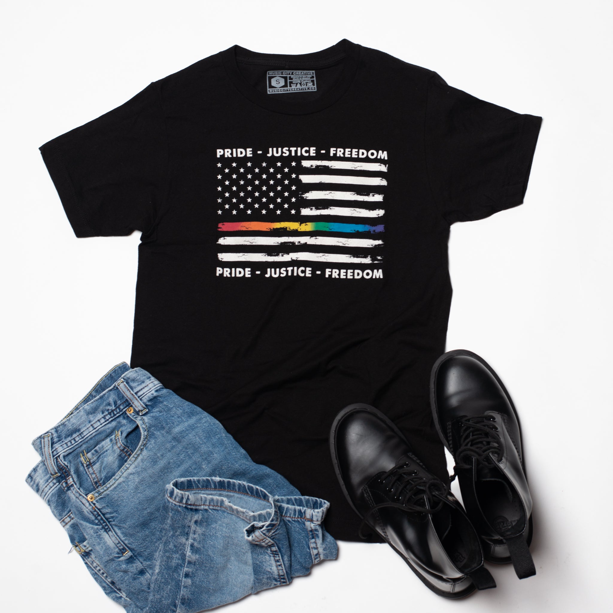 Pride Justice Freedom Tee