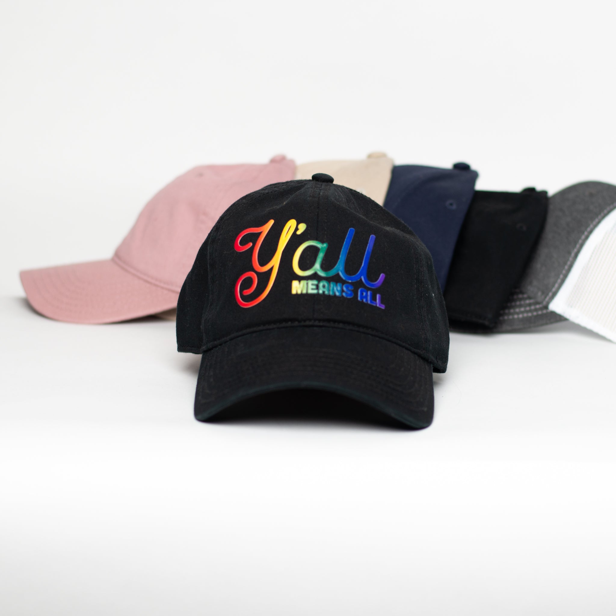 Yall Means All Dad Hat - Pride Edition