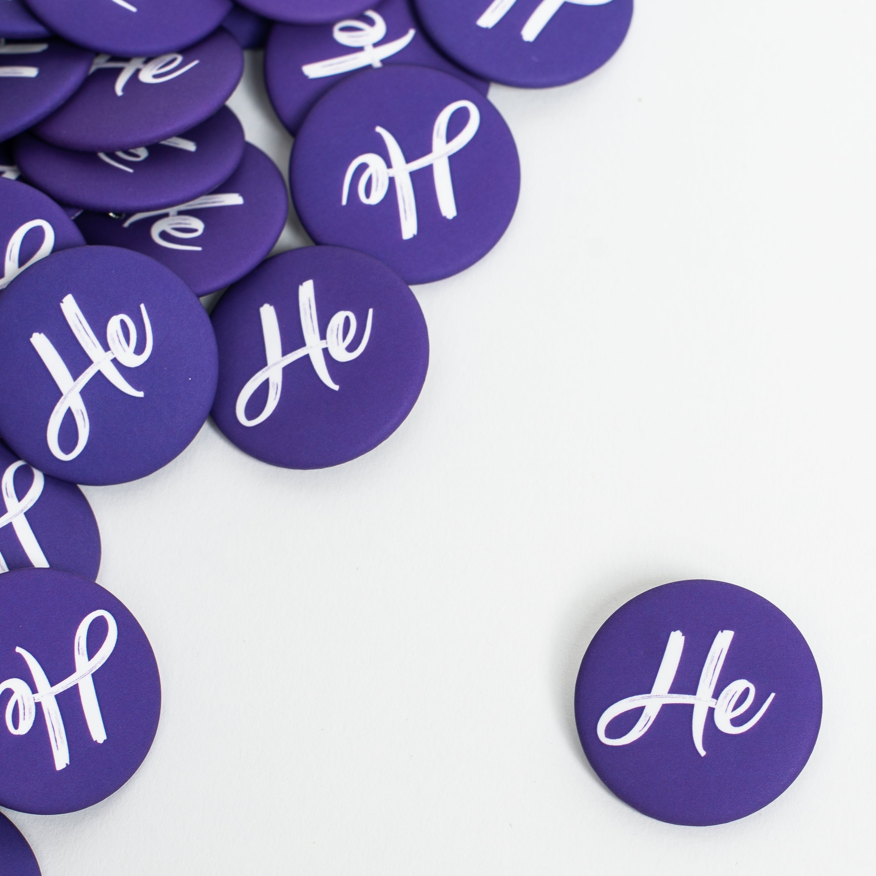 Pronoun Buttons